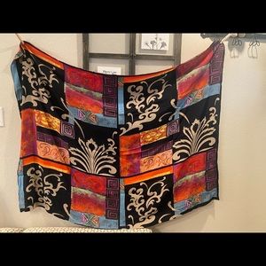 Extra large silk scarf/wrap